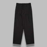 hollywood top trousers - slub cloth SX106- BLACK NEEDLES 