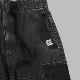 cotton satin cargo trousers J15PT172- BK MAISON MIHARA YASUHIRO 