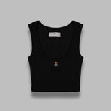 cropped rib vest 1G010011-J009C- N401 VIVIENNE WESTWOOD 