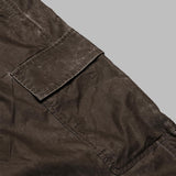 way trouser brown wash out nylon