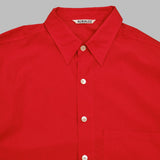 super fine cotton lawn shirt A26SS02CL- RD AURALEE 