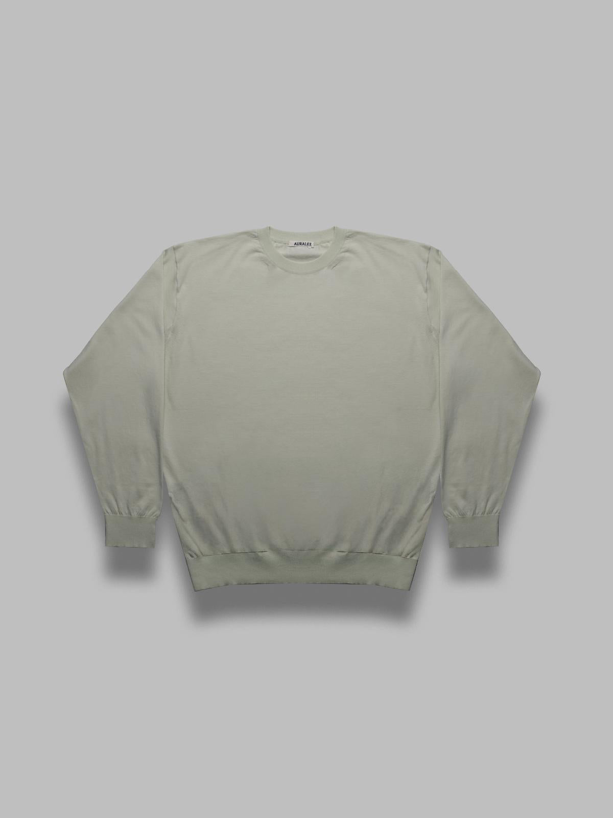 high gauge cotton knit p/o A25SP01KA- PIS AURALEE 