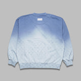 moon faded fleece oversized sweatshirt UST022A-CJER0073- BL05 MARINE SERRE 