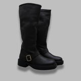 woman leather boot F5CPH441- BLK COPENHAGEN 
