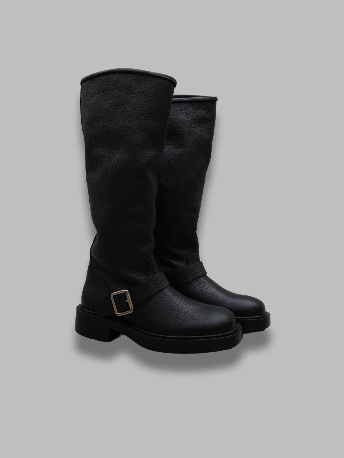 woman leather boot F5CPH441- BLK COPENHAGEN 