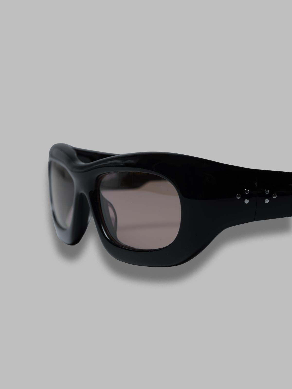 ghaib sunglasses - black acetate, amber lens - made in japan PT-5502- BK PORT TANGER 