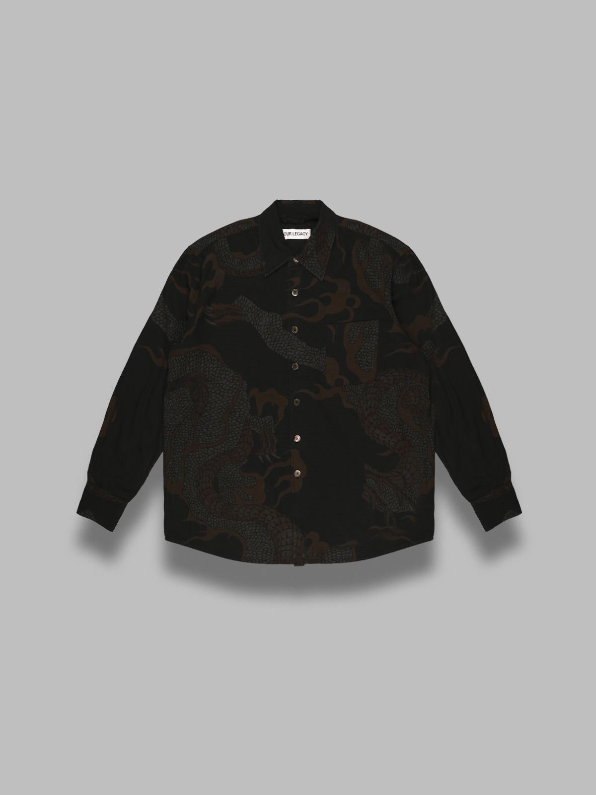 above shirt M4252AB- BK OUR LEGACY 