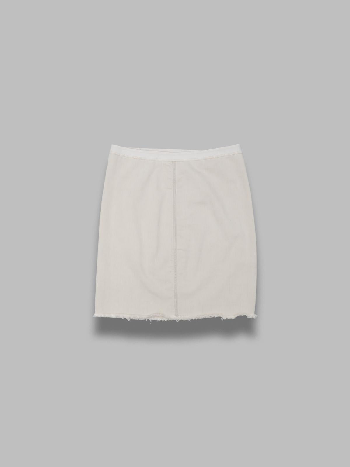 sacri mini denim skirt DS01F4346-SDMW- 51 RICK OWENS DRKSHDW 