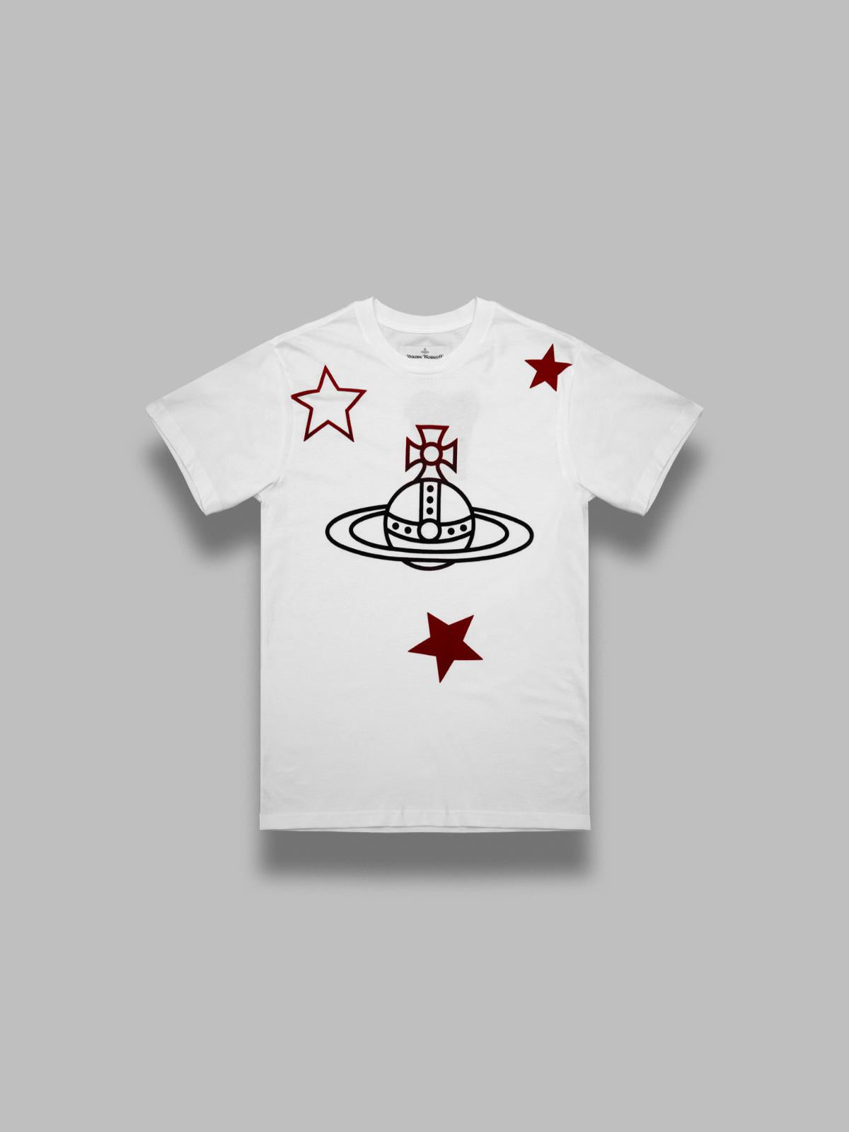 orb & stars classics t-shirt 3G010056-J00B9- A401 VIVIENNE WESTWOOD 