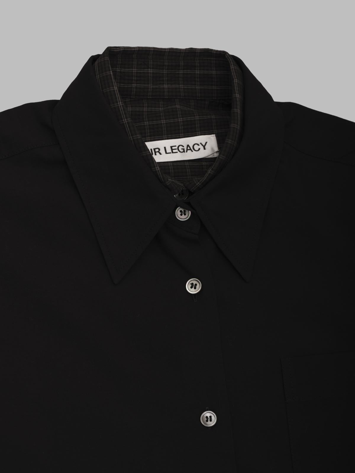 girdle shirt W4252GB- BK OUR LEGACY 