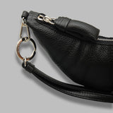 crossbody croissant coin purse - 100% cuir de vache SL0054-LL0018- BK999 LEMAIRE 