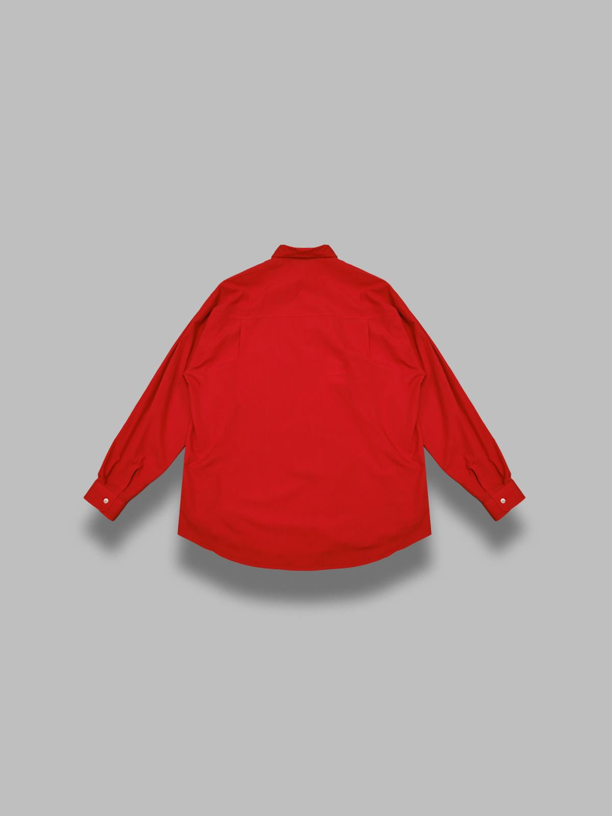 super fine cotton lawn shirt A26SS02CL- RD AURALEE 