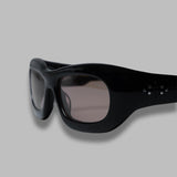 ghaib sunglasses - black acetate, amber lens - made in japan PT-5502- BK PORT TANGER 