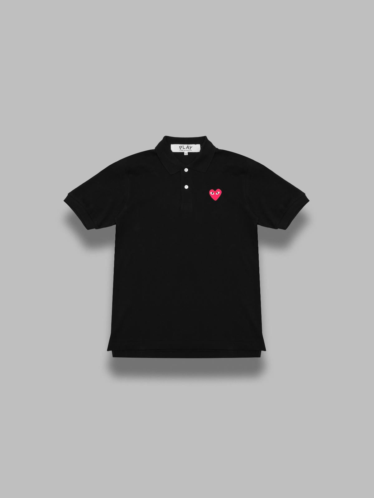 t-shirt red emblem knit AX-T006-051- BK COMME DES GARÇONS PLAY 