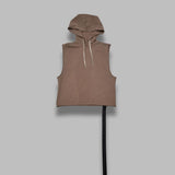 hooded tunic DU01F4165-RIGP- 34 RICK OWENS DRKSHDW 