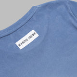 moon faded jersey baby fit t-shirt WTT012A-CJER0070- BL05 MARINE SERRE 