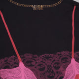 wet nuisette printed jersey ls longs dress WDR300BCJER0085- RD11 MARINE SERRE 