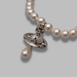 one row pearl drop choker 63030008-02P128-CN- P128 VIVIENNE WESTWOOD 