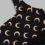 moon printed jersey sports bra WUW055BCJER0001- IT99 MARINE SERRE 