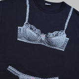 trompe l'oeil tall tee VAQ11T019- WB VAQUERA 