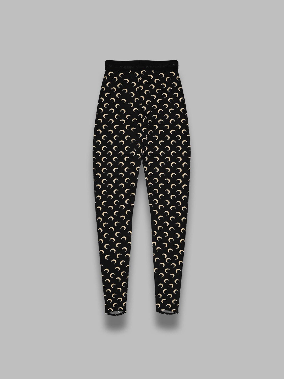 moon printed jersey leggings WPA111ACJER0001- IT99 MARINE SERRE 