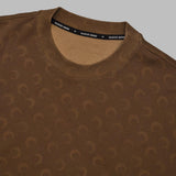 faded moon ss crewneck t-shirt UTT001ACJER0070- BG40 MARINE SERRE 