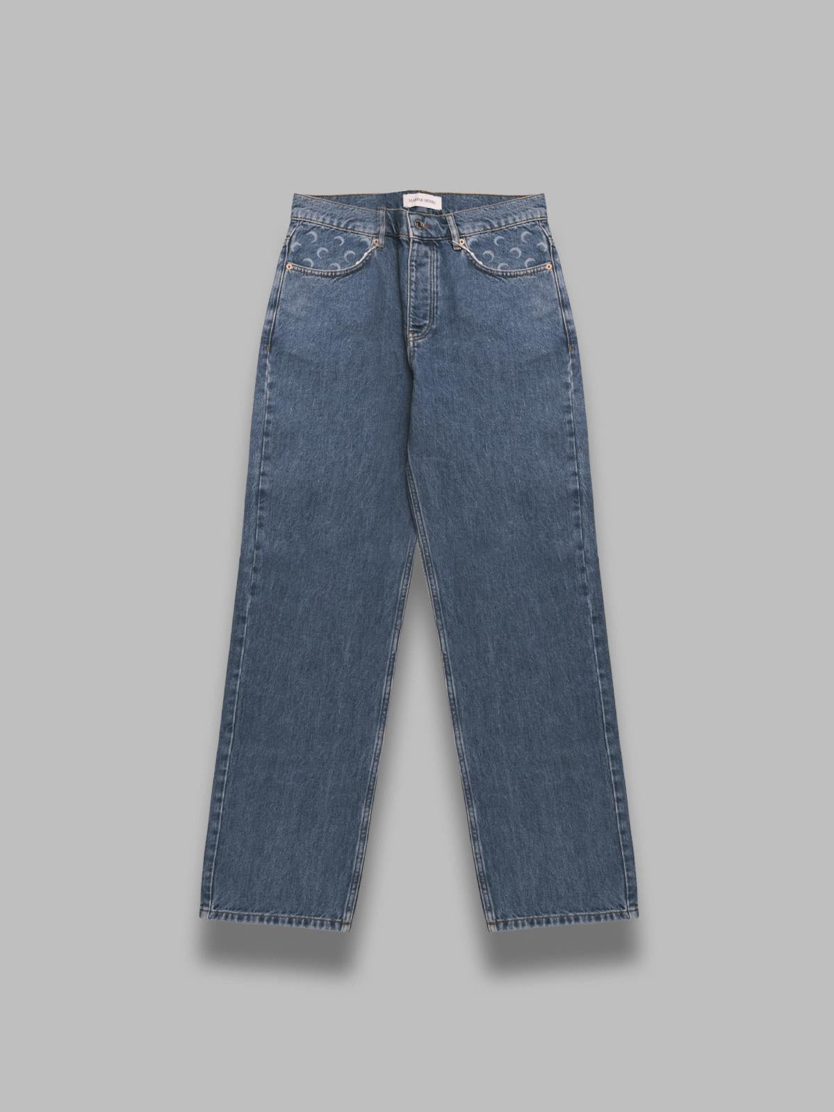 moon laser blue wash denim MPA066BCDEN0002- BL05 MARINE SERRE 