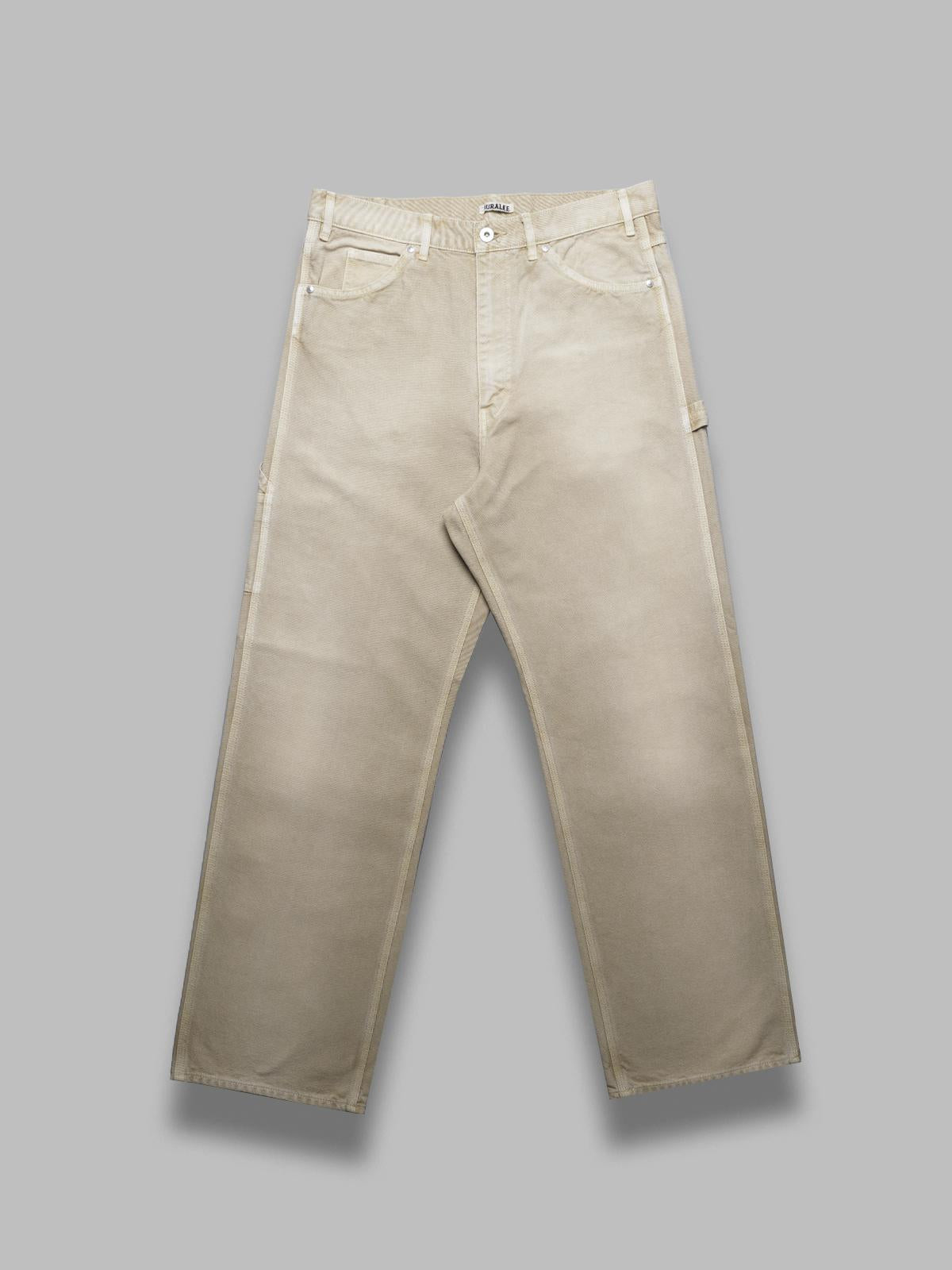 organic cotton duck pants A25SP02CD- LB AURALEE 