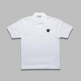 black emblem woven t-shirt