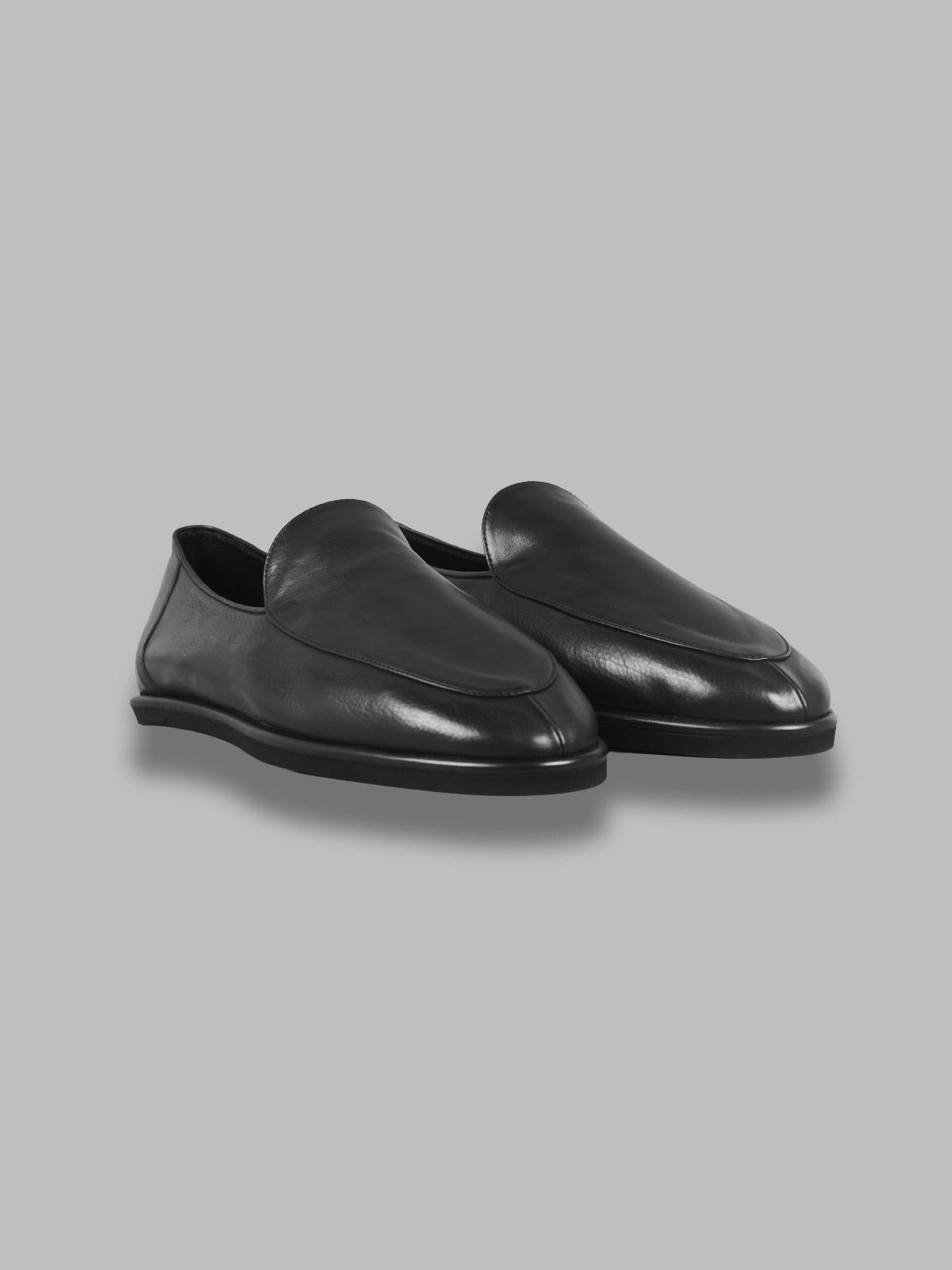 soft leather loafers A25AS07QD- BK AURALEE 