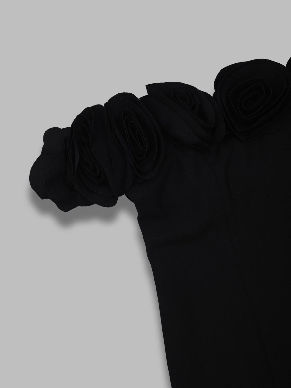 crepe midi flower dress 115690100-BCR2018- 100 ROTATE 