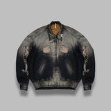 collared souvenir jacket J15BL142- BK MAISON MIHARA YASUHIRO 