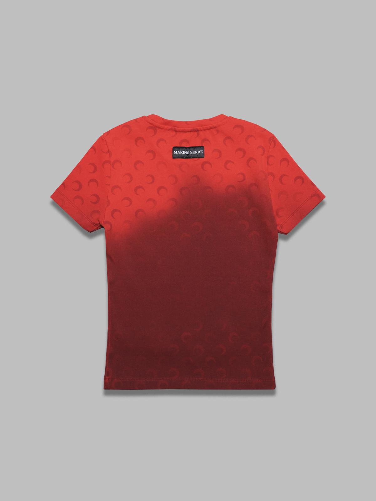moon faded jersey baby fit t-shirt WTT012A-CJER0070- RD10 MARINE SERRE 
