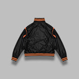 track jacket - tricot sateen SX217- BLACK NEEDLES 