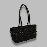 biscuit shoulder bag 25SB06006001- BK OSOI 
