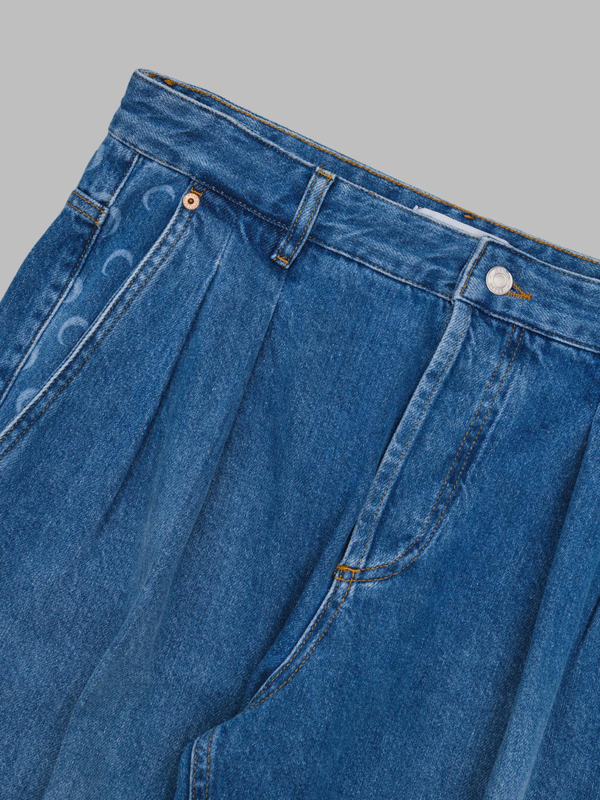 light blue denim straight jeans MPA094ACDEN0002- BL05 MARINE SERRE 
