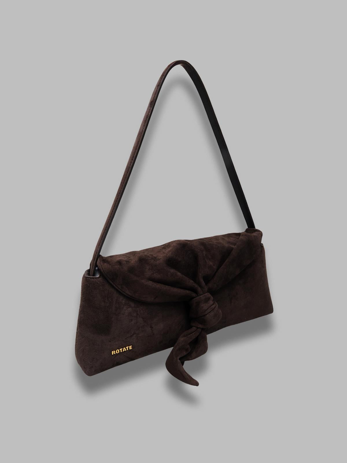 suede knot scarf bag 116118579-BCR2221- 579 ROTATE 