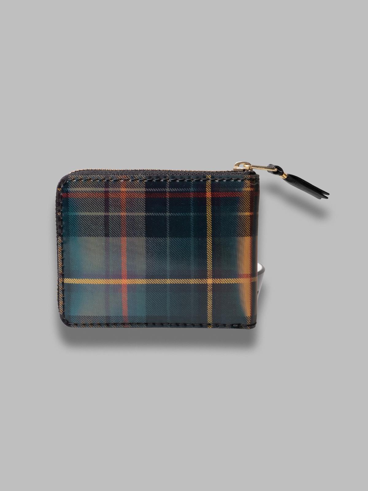wallet / lenticular tartan - 100% tpu in: 100%cowhide made in spain SA7100LT YG COMME DES GARÇONS WALLET 