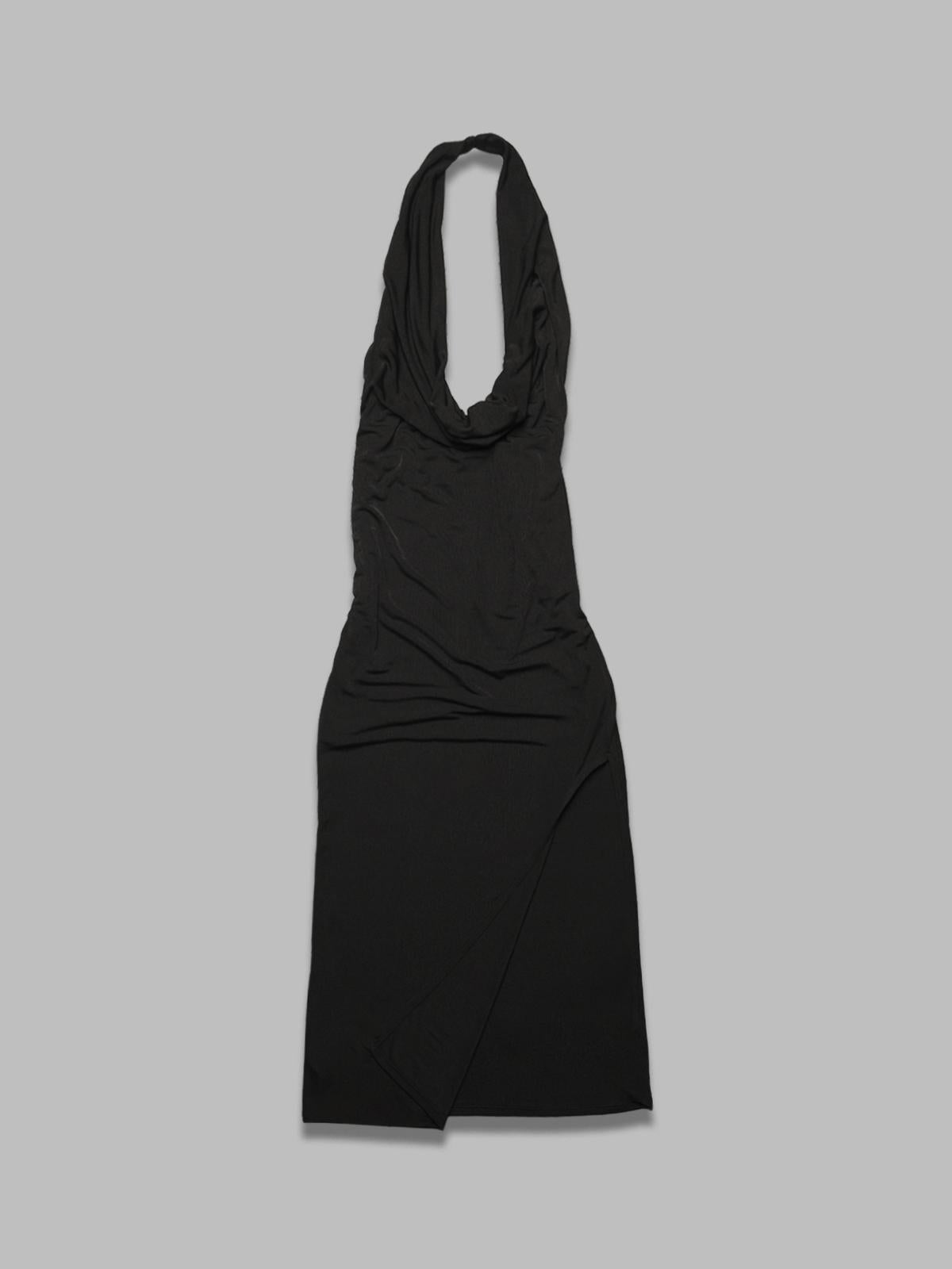 cowl neck maxi dress 250W835 BK MISBHV 