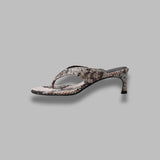 kitten heel leather mule 1161013093-BCR2225- 3093 ROTATE 
