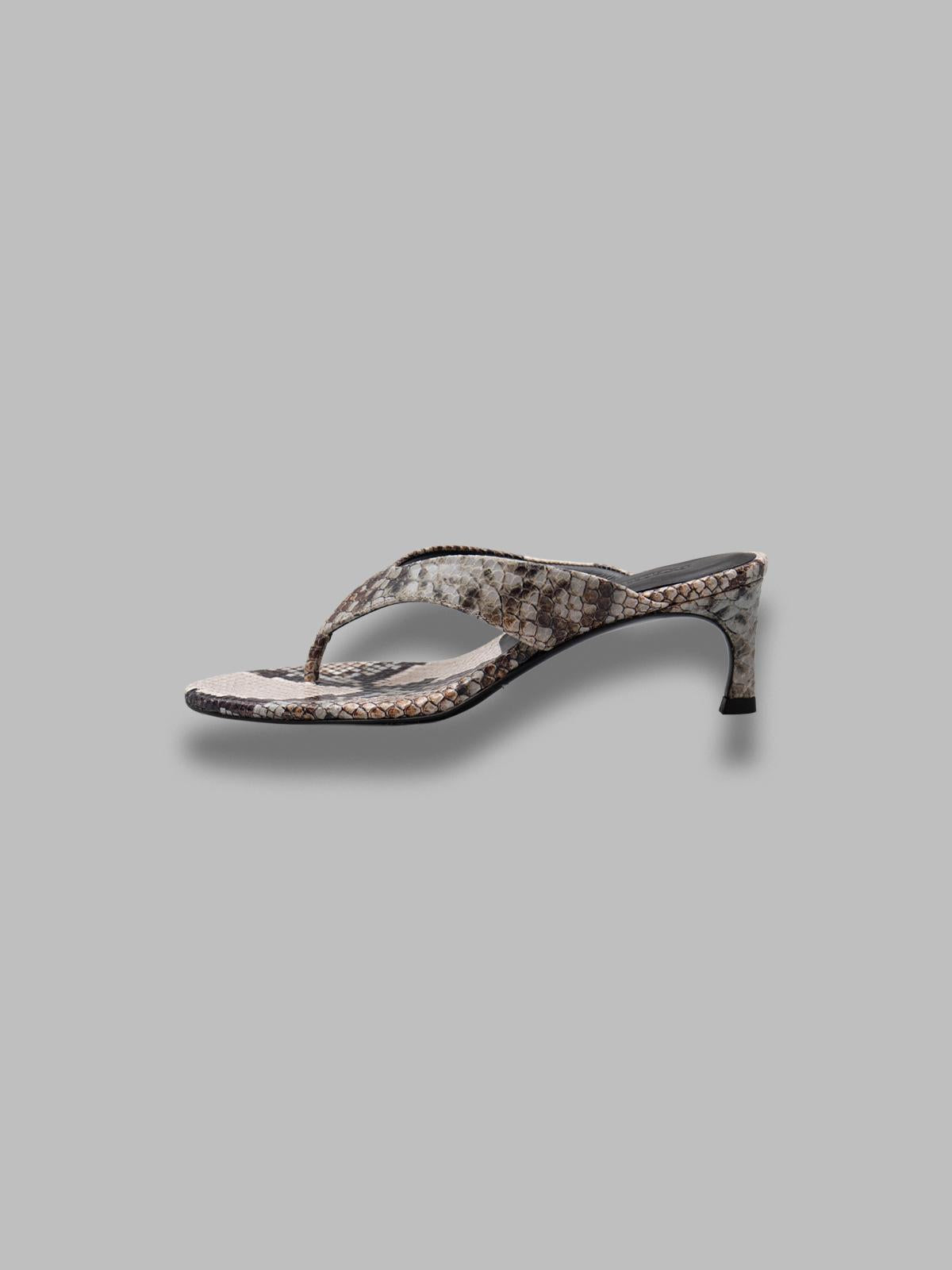 kitten heel leather mule 1161013093-BCR2225- 3093 ROTATE 