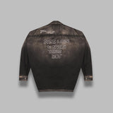 faded satin l/s shirt J15SH183- BK MAISON MIHARA YASUHIRO 