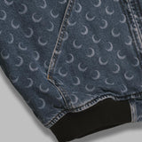 moon laser denim padded jacket MJA071BCDEN0002- BL05 MARINE SERRE 