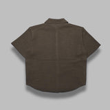 cotton mesh knit shirt