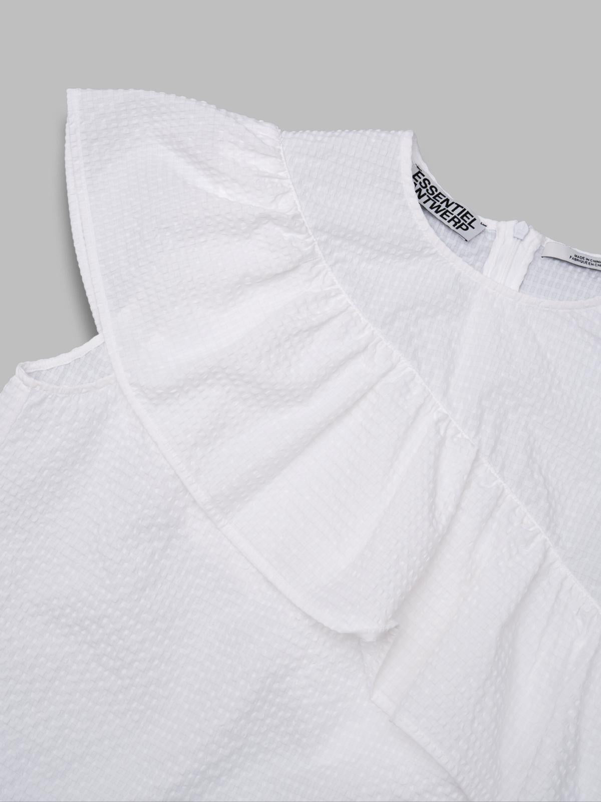 joojoo ruffle top JOOJOO- WH00 ESSENTIEL ANTWERP 