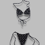 swimwear jersey bikini WSW011A-CJER0003- IT99 MARINE SERRE 