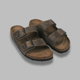 arizona faded khaki, oiled leather - calz. s 1027039 KH BIRKENSTOCK 
