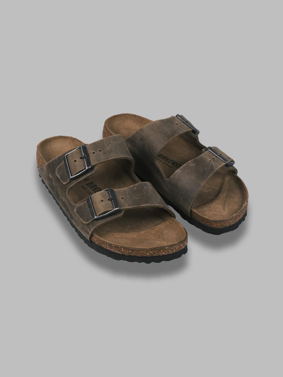 arizona faded khaki, oiled leather - calz. s 1027039 KH BIRKENSTOCK 