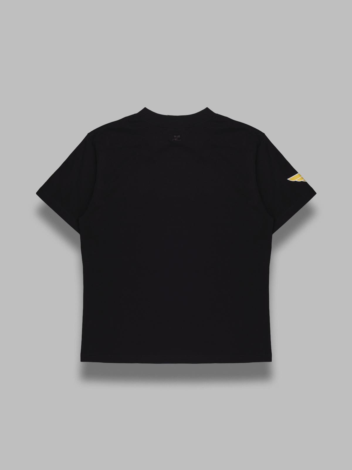 oversized printed t-shirt 325JTS203JS0240- 9999 COURRÈGES 