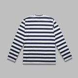 stripe emblem x rhinestone t-shirt